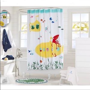 Pottery barn kids submarine shower Curtian